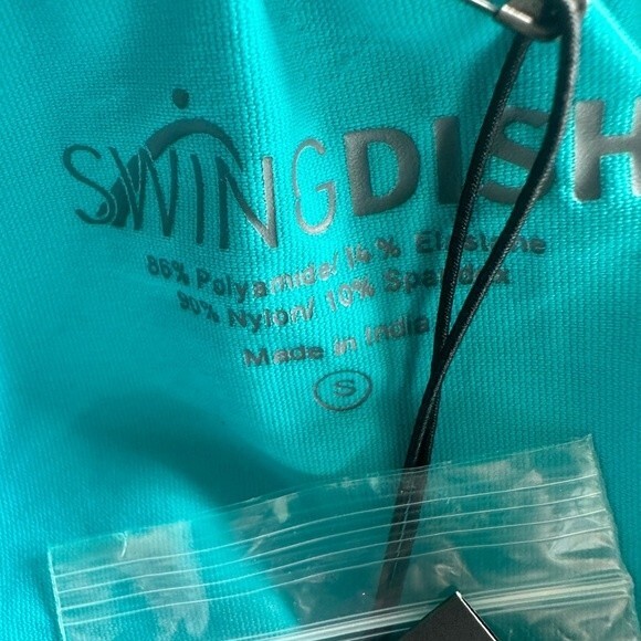 Swingdish Women's Athleisure Sporty Chic Golf Collar Top Lace Detail NWT S - Picture 9 of 9